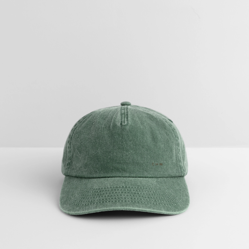 Casquette vintage décontractée - vert bouteille vintage 