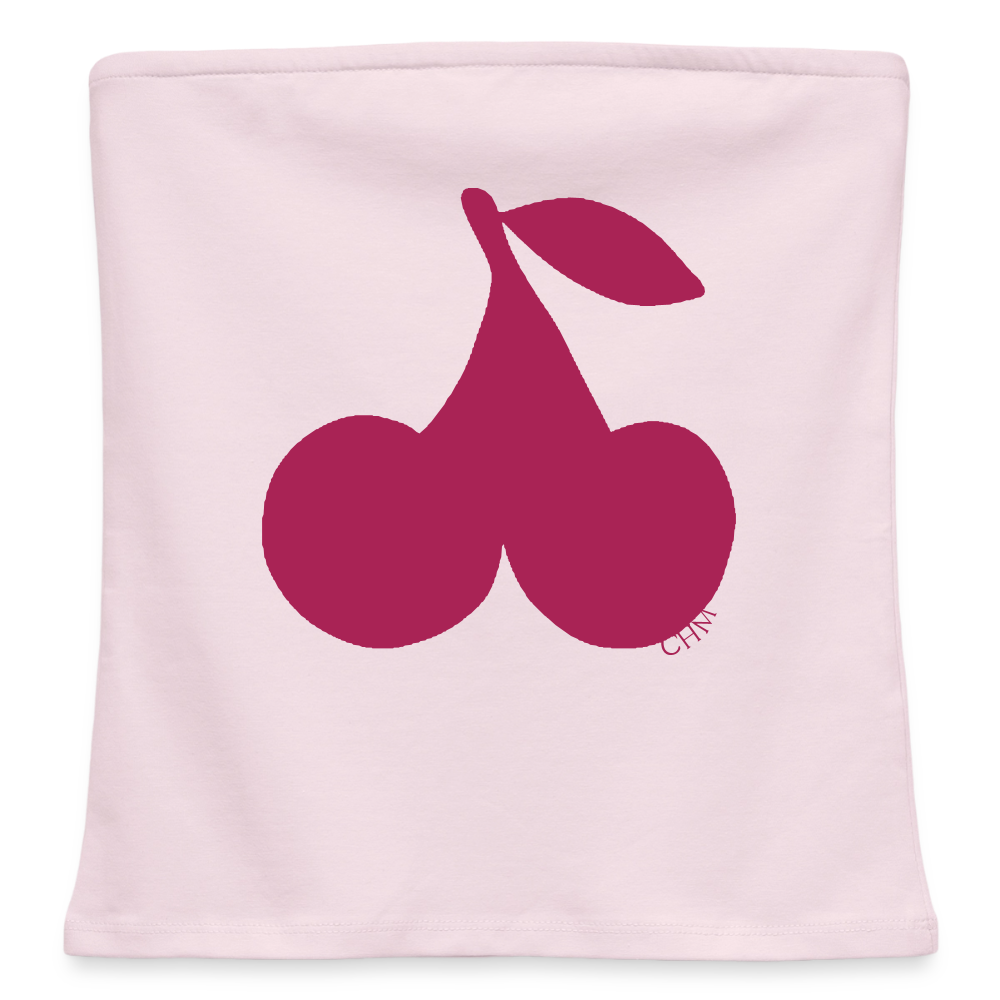 Haut bandeau - cherry - rose poudré
