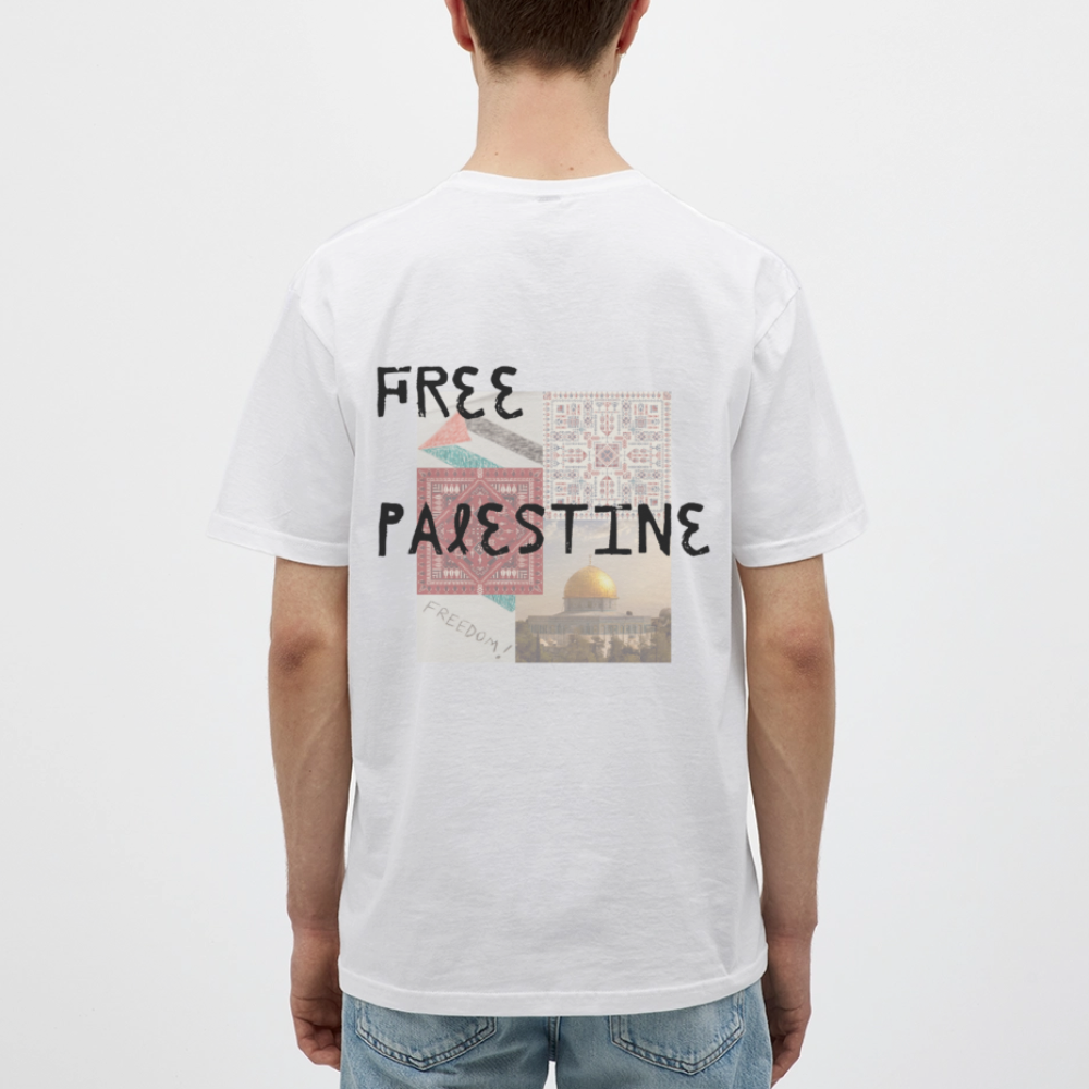 T-shirt Homme - PALESTINE - blanc