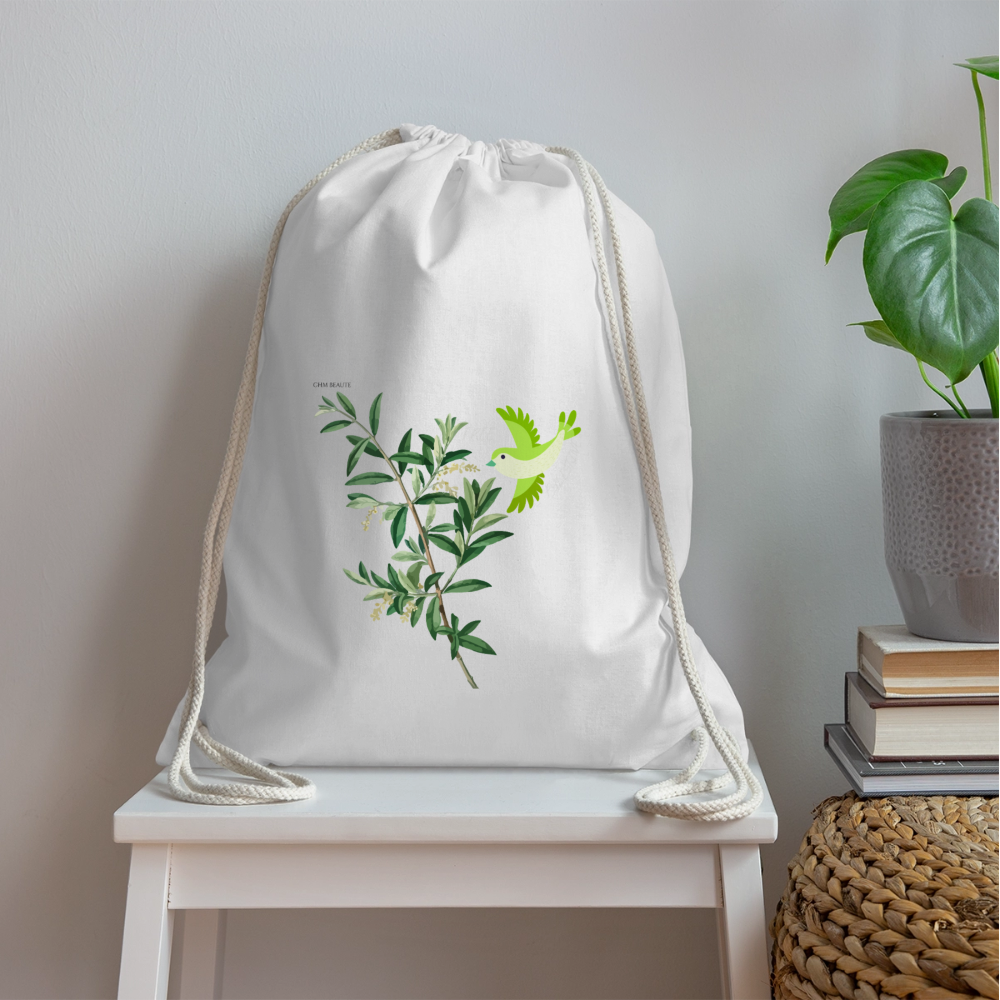Sac de sport léger - Oiseau - blanc