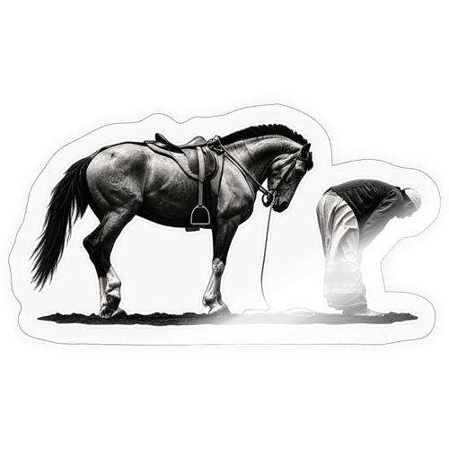 Sticker taille S (10 x 10 cm) - brillant transparent
