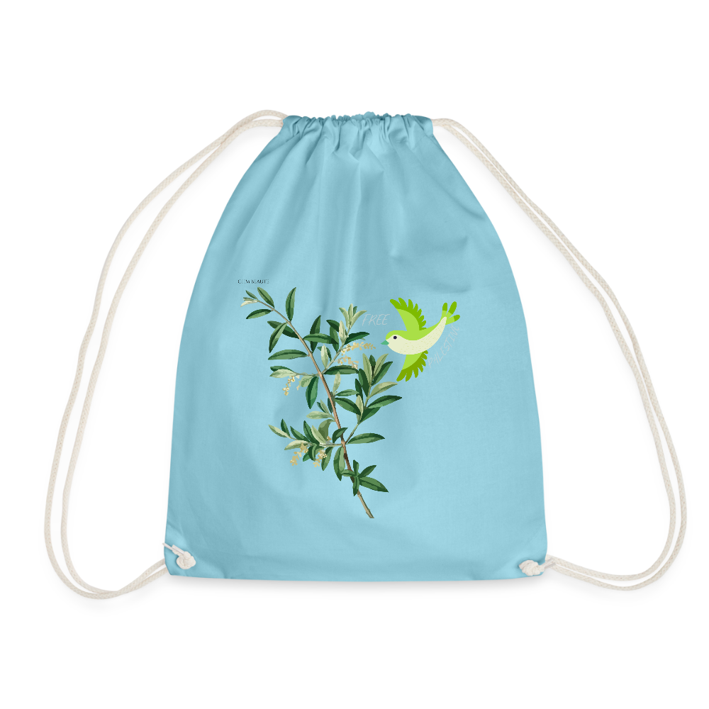 Sac de sport léger - Oiseau - aqua