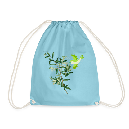 Sac de sport léger - Oiseau - aqua