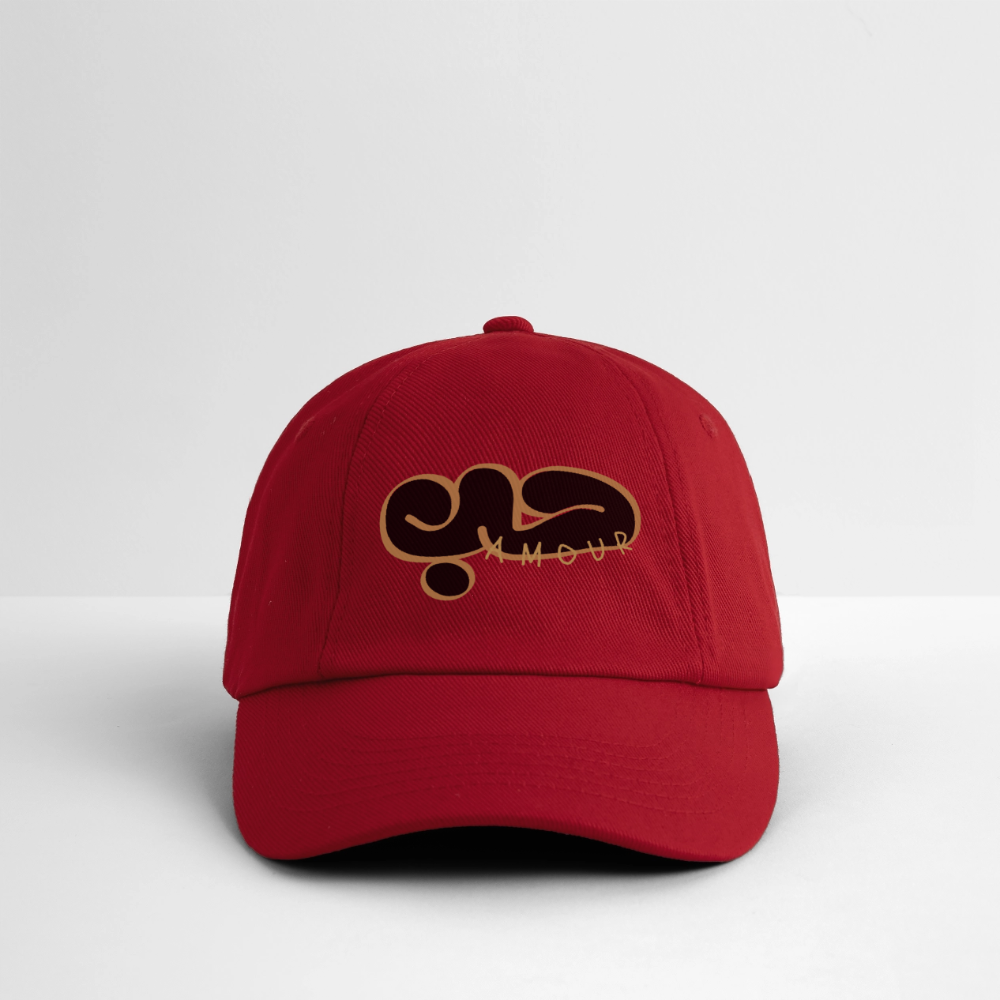 Casquette - Amour - rouge classique
