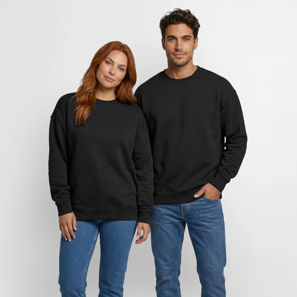 Sweat unisexe oversize épais SPREAD - noir