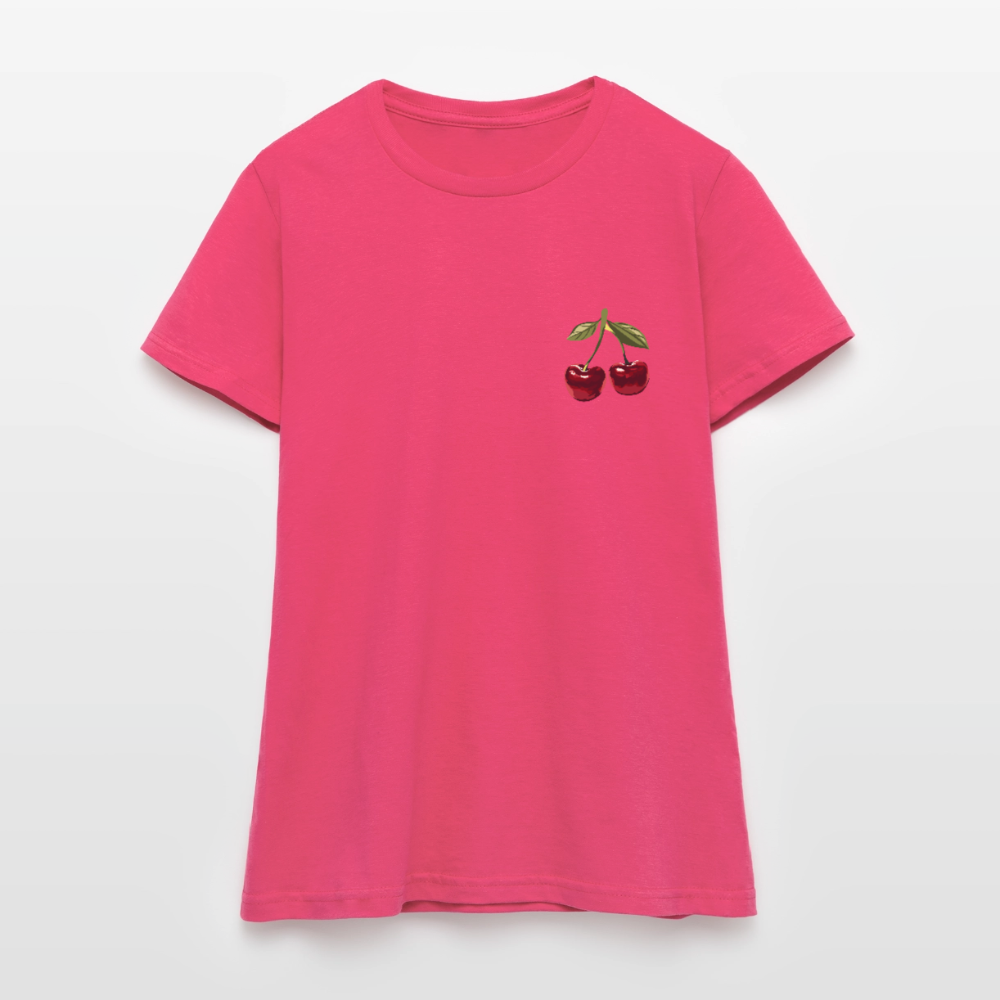 T-shirt -  cherry - rose azalée