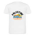 T-shirt Homme Palestine, blanc