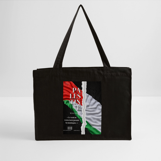 Cabas recyclé - Magazine - noir