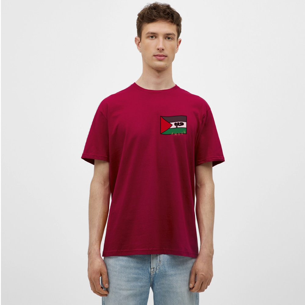 T-shirt Homme - rouge brique