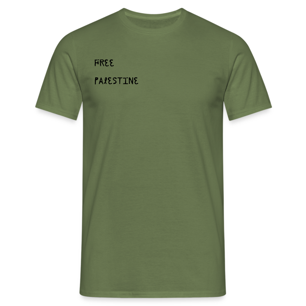 T-shirt Homme - PALESTINE - vert militaire