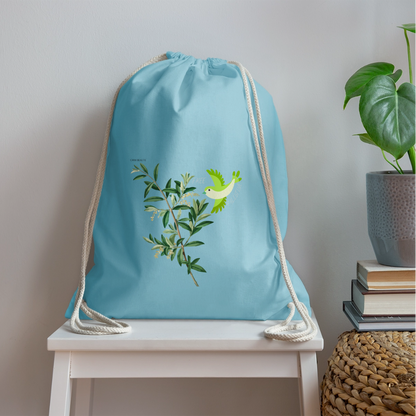 Sac de sport léger - Oiseau - aqua