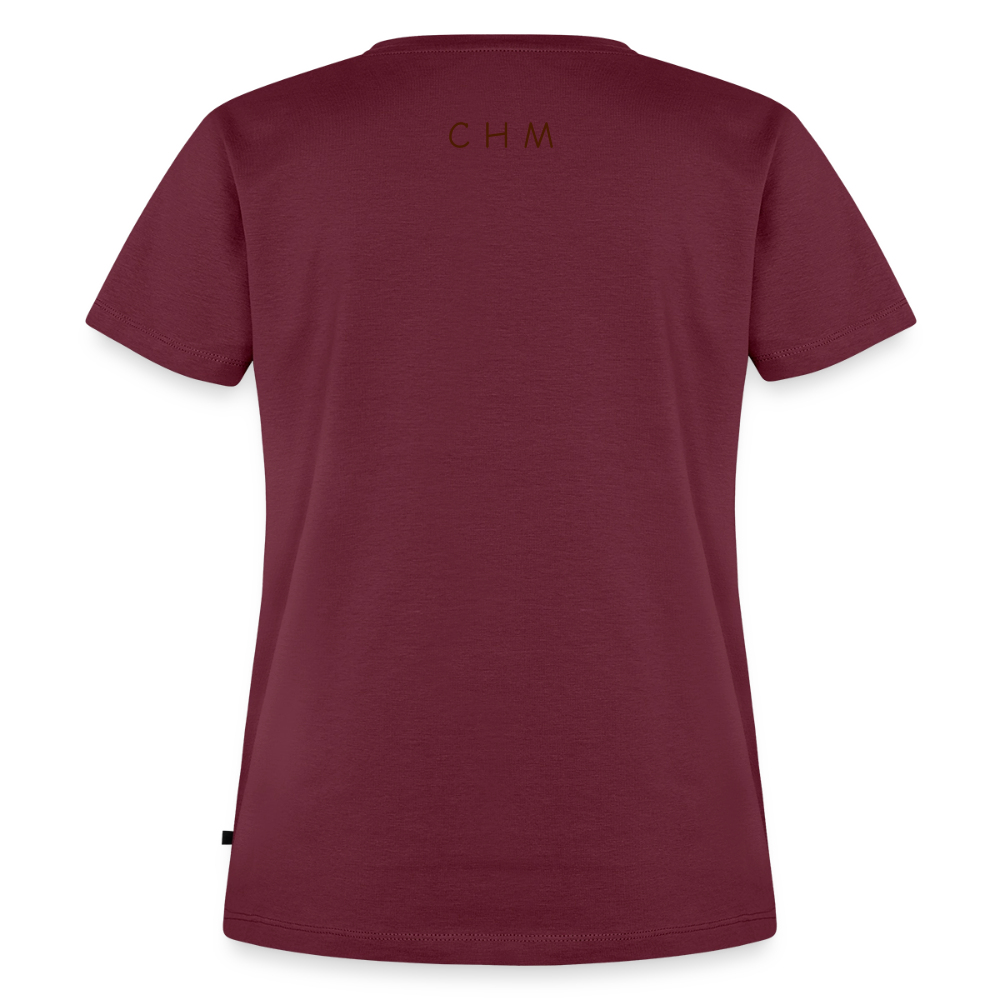 T-shirt Premium Femme - bourgogne