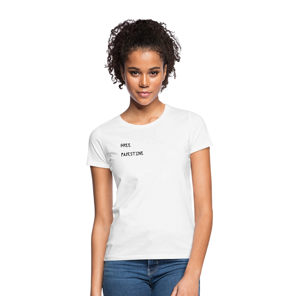 T-shirt Femme - PALESTINE - blanc