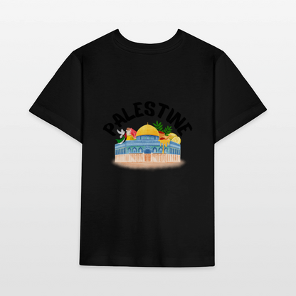 T-shirt bio Enfant - PALESTINE - noir