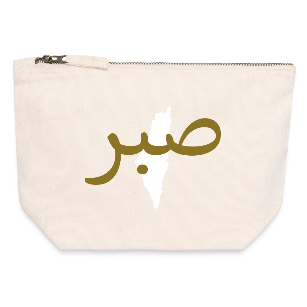 Pochette en toile taille S - blanc naturel