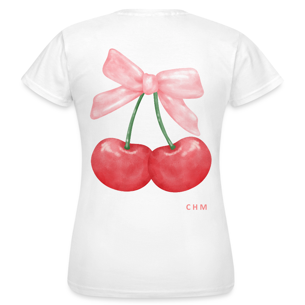 T-shirt - Cerisette - blanc