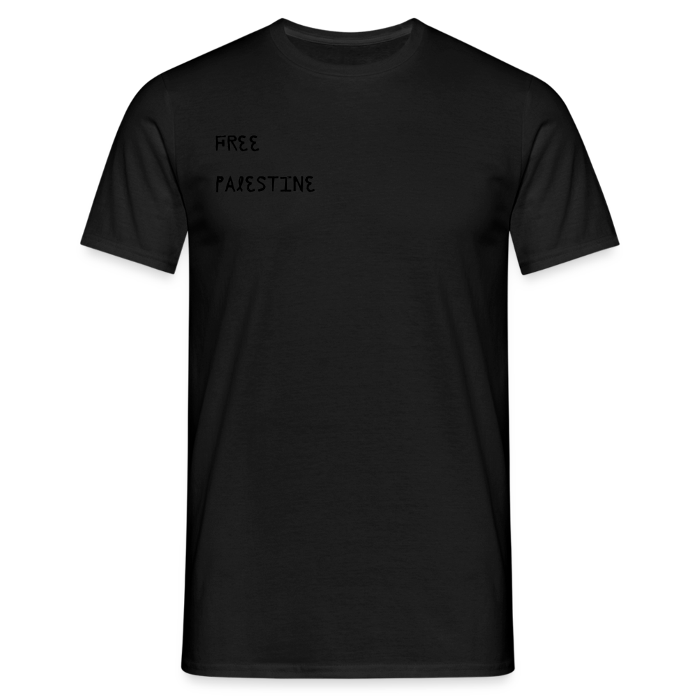 T-shirt Homme - PALESTINE - noir