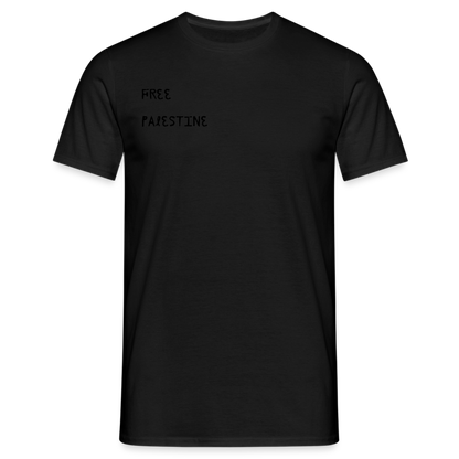 T-shirt Homme - PALESTINE - noir