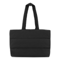 Sac shopping matelassé - noir
