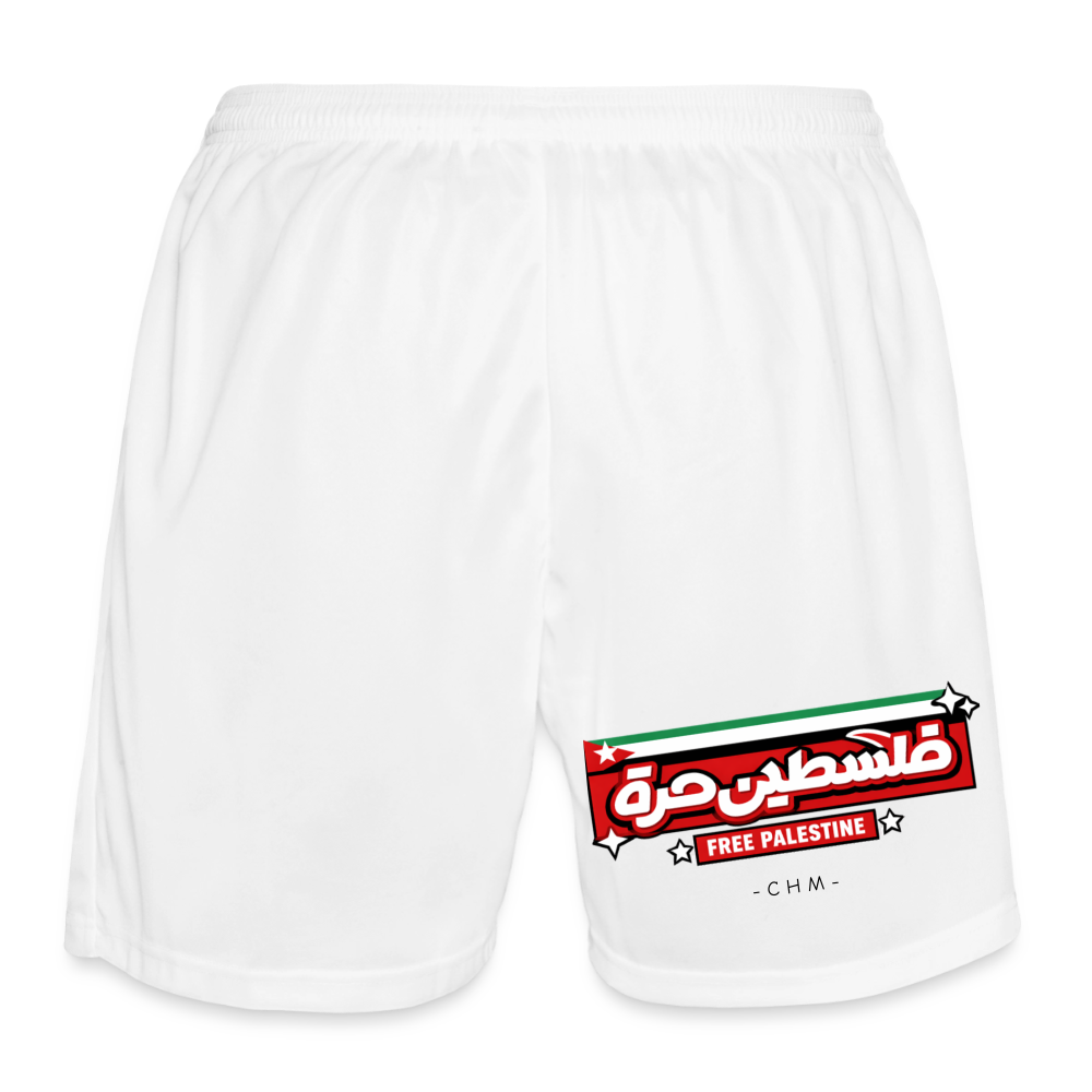 Short free Palestine - blanc