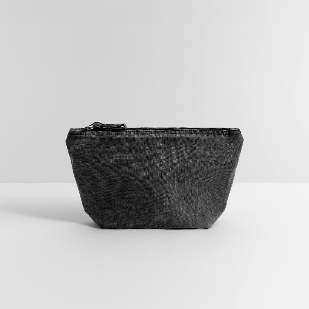 Pochette zippée vintage 18 x 21 cm - noir vintage