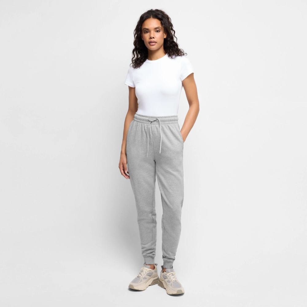 Pantalon de jogging Premium bio Femme - gris chiné