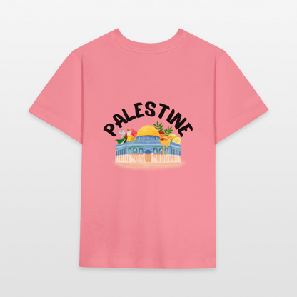 T-shirt bio Enfant - PALESTINE - rose 