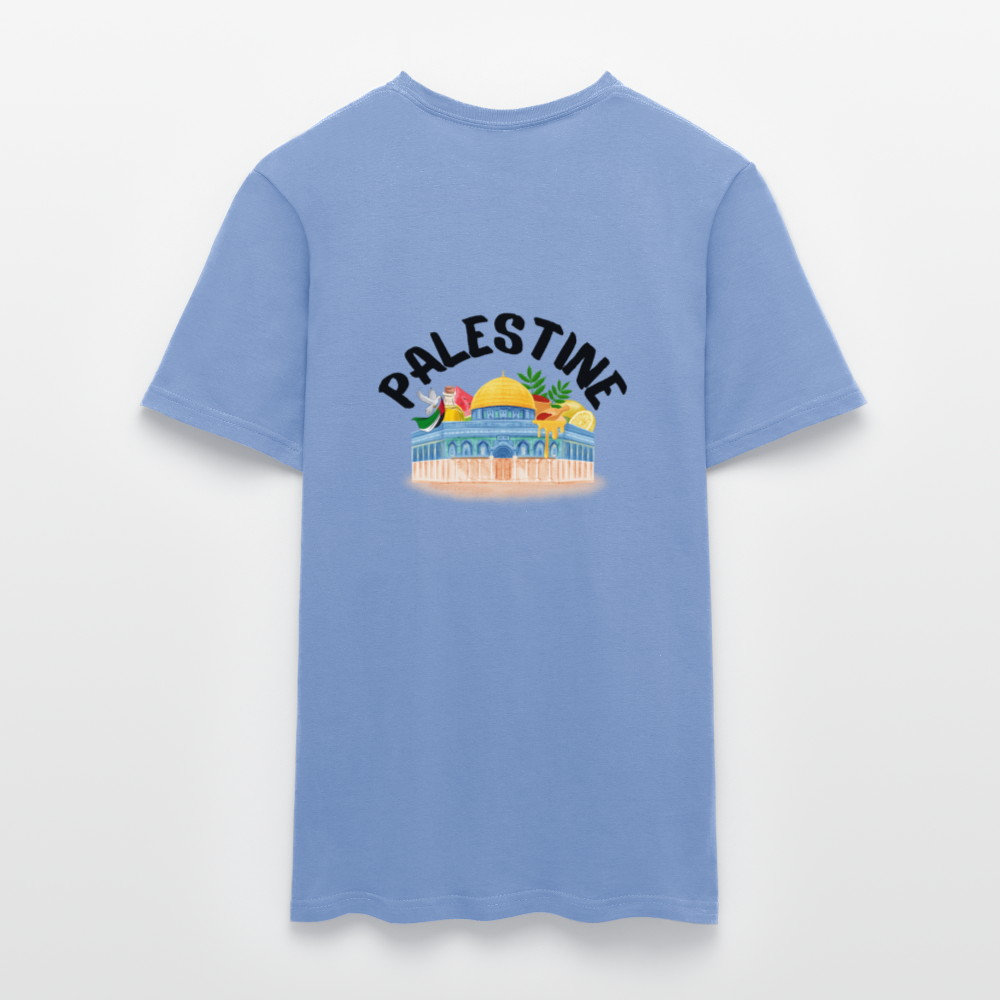 T-shirt Homme - PALESTINE - carolina blue