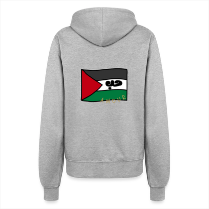 Veste à capuche Femme - gris chiné