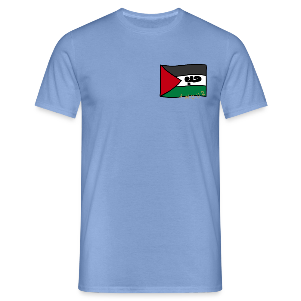 T-shirt Homme - carolina blue