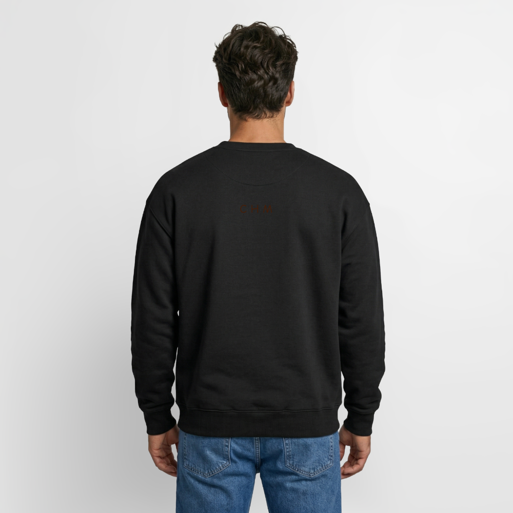 Sweat unisexe oversize épais SPREAD - noir