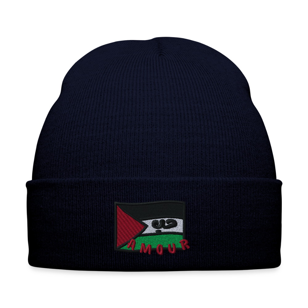 Bonnet - Amour (brodée) - marine