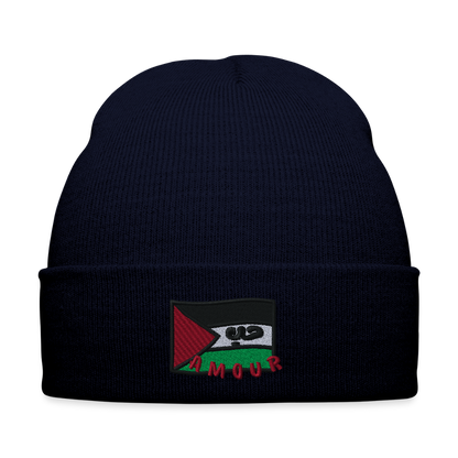 Bonnet - Amour (brodée) - marine