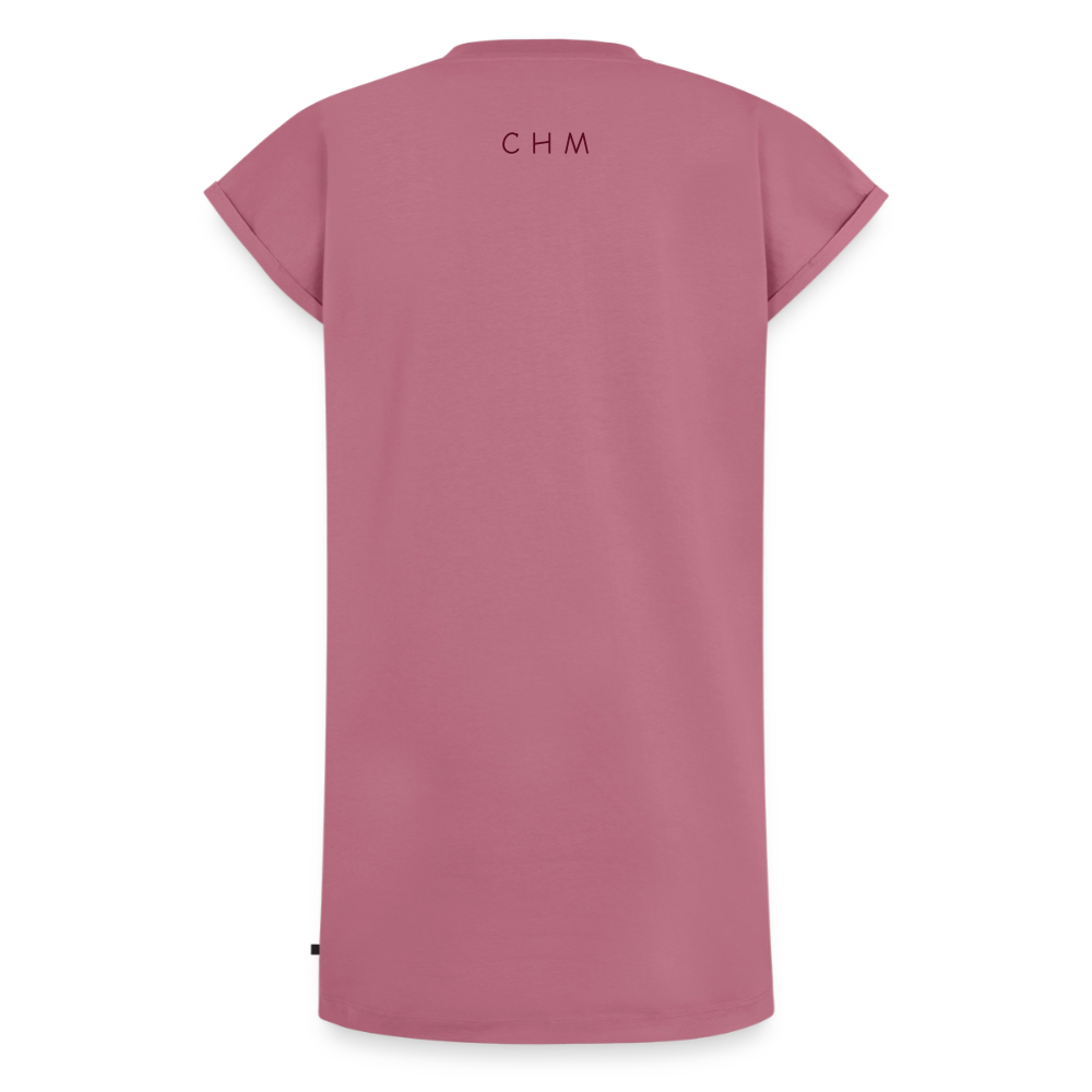 Robe T-shirt femme Premium en coton bio - mauve