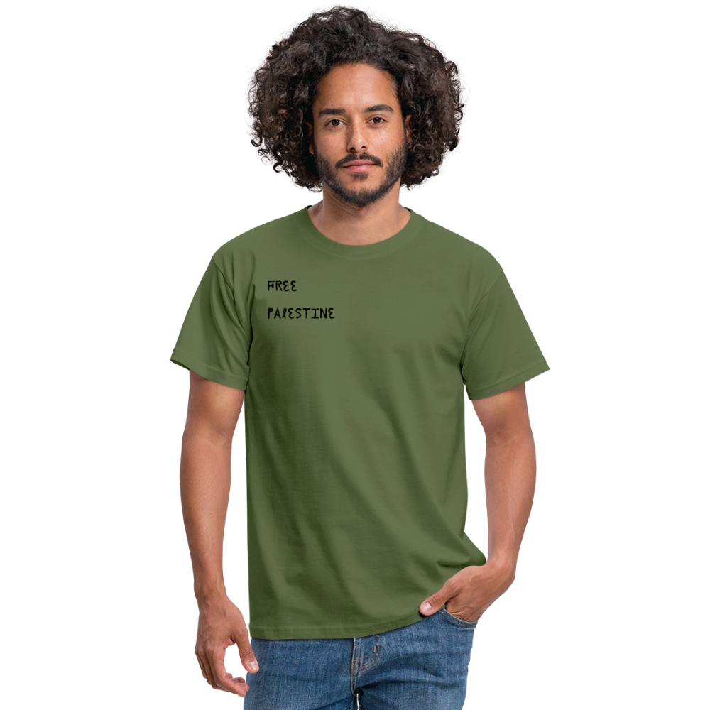 T-shirt Homme - PALESTINE - vert militaire