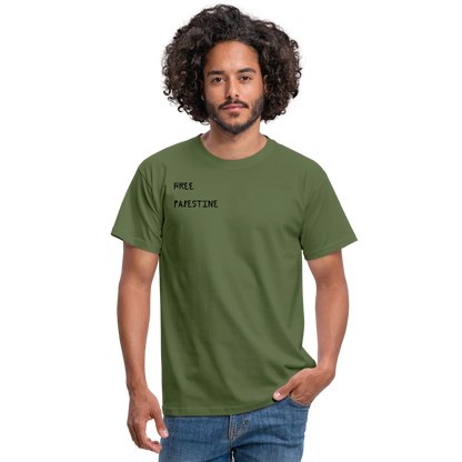 T-shirt Homme - PALESTINE - vert militaire