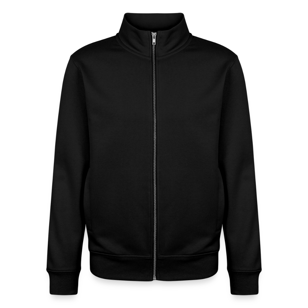 Sweat zippé unisexe en coton bio - noir