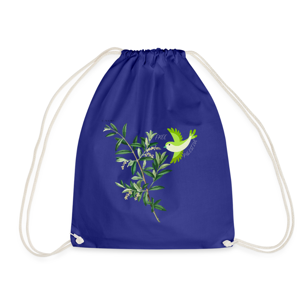 Sac de sport léger - Oiseau - bleu roi