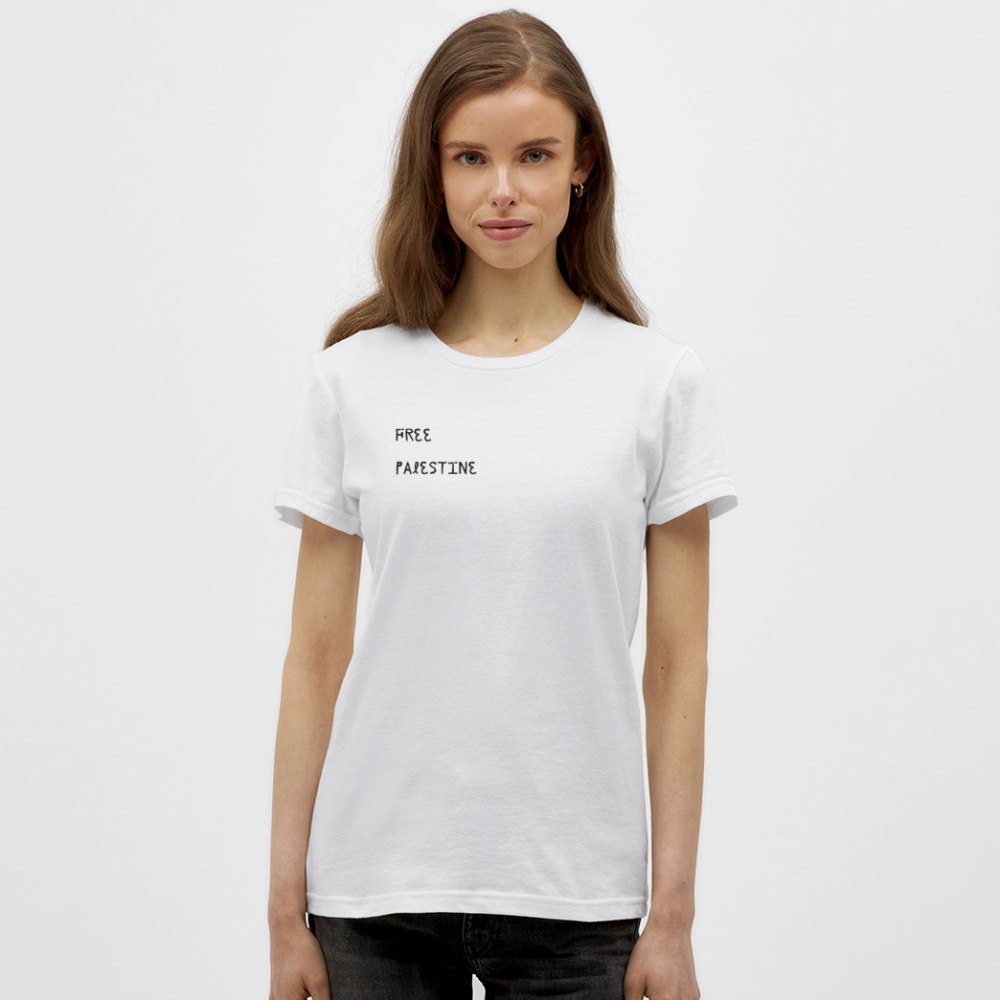 T-shirt Femme - PALESTINE - blanc