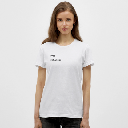 T-shirt Femme - PALESTINE - blanc