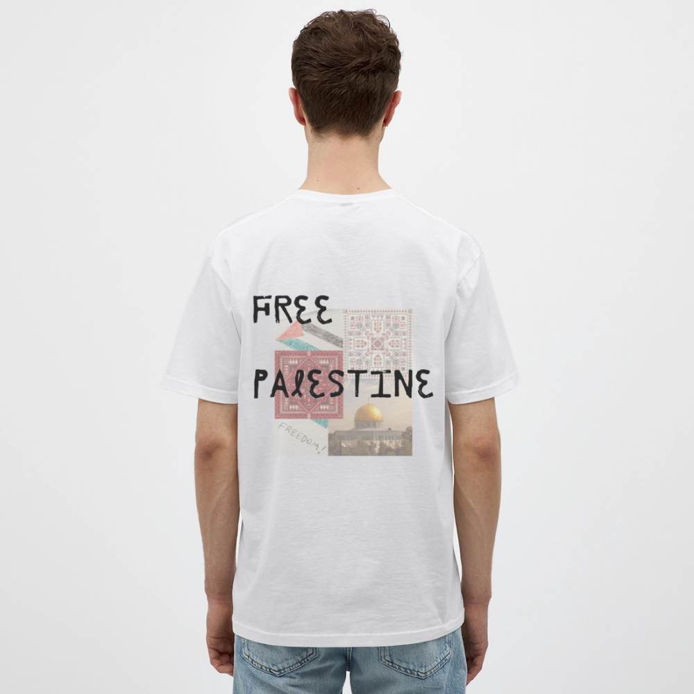 T-shirt Homme - PALESTINE - blanc