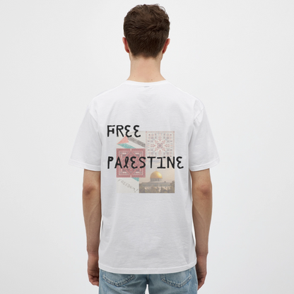 T-shirt Homme - PALESTINE - blanc