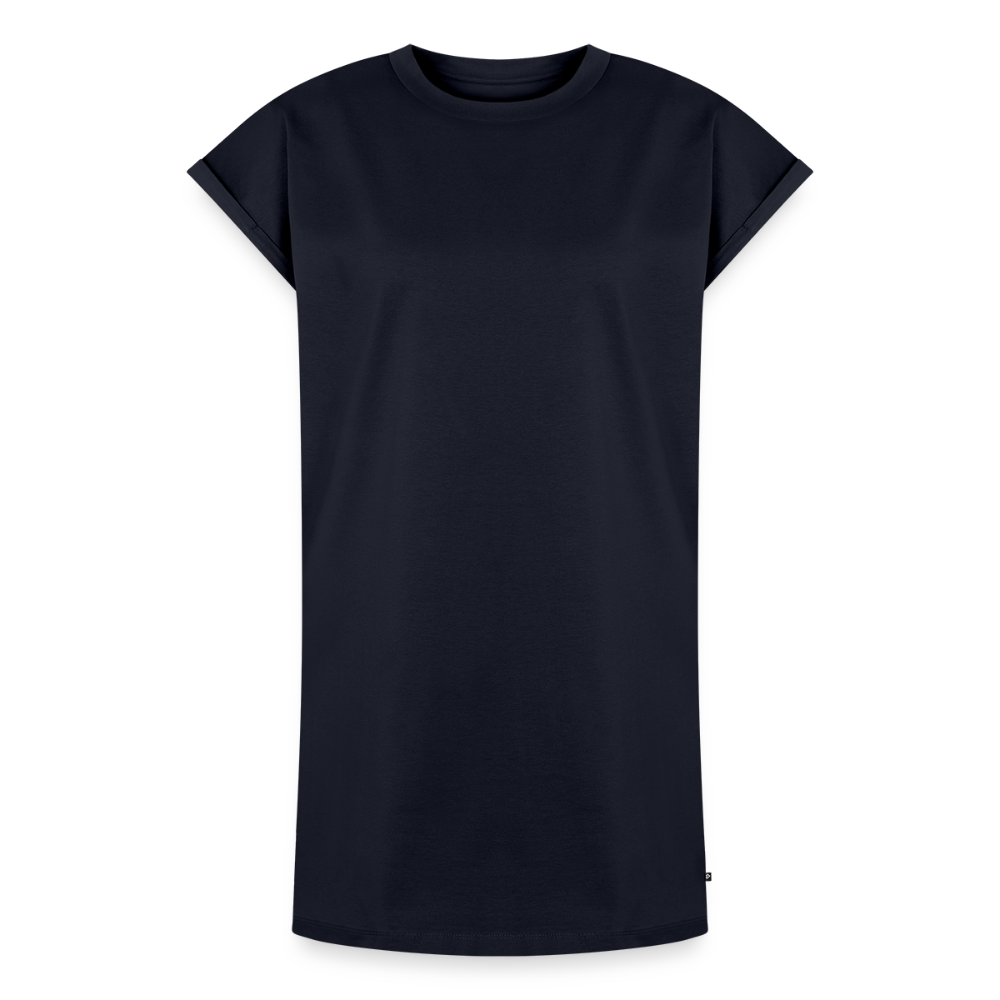 Robe T-shirt femme Premium en coton bio - bleu marine