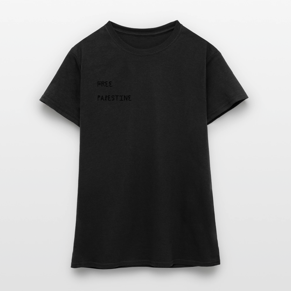 T-shirt Femme - PALESTINE - noir