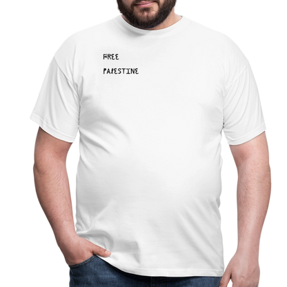T-shirt Homme - PALESTINE - blanc